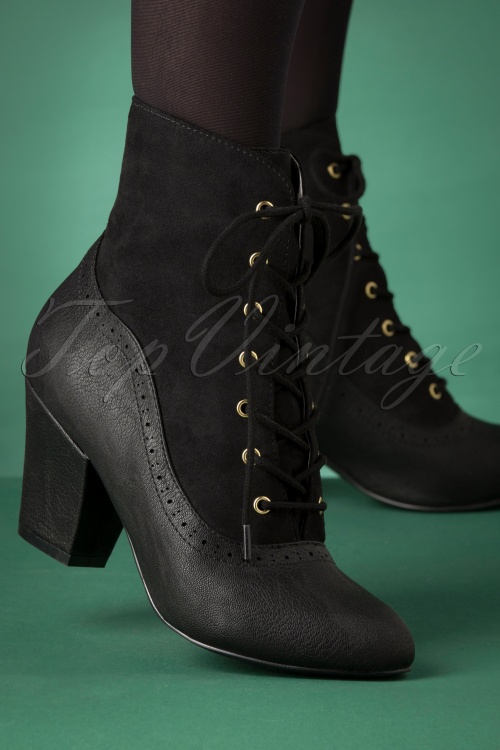 B.A.I.T. - 40s Haku Ankle Booties in Black 3