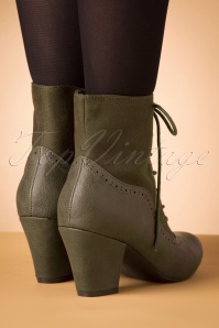 B.A.I.T. - 40s Haku Ankle Booties in Olive 4