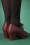 B.A.I.T. - Rosie Oxford Shoe Bootie Années 40 en Bordeaux 4