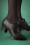 Rosie Oxford Shoe Bootie Années 40 en Noir