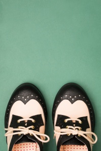 B.A.I.T. - Remmy Oxford Shoes Années 40 en Noir  3