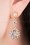 Louche - Merari Crystal Drop Earrings Années 50 en Doré