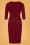 Vintage Chic for Topvintage - 50s Mirabella Pencil Dress in Wine 2