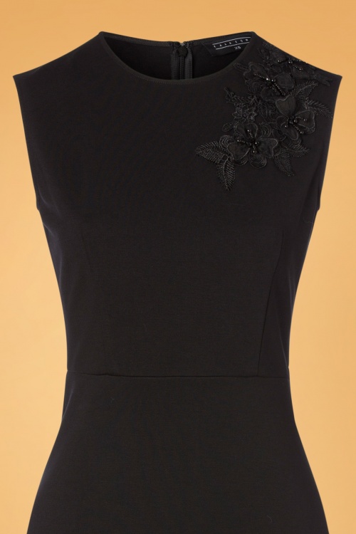 Katakomb - 50s Sophia Pencil Dress in Black 3