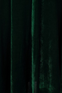 Collectif Clothing - Clara fluwelen swingjurk in groen 6