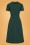 Collectif 29912 Hattie Flared Dress in Green 022LW