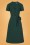 Collectif 29912 Hattie Flared Dress in Green 021LW