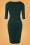 Vintage Chic for Topvintage - Ilse Pencil Dress Années 50 en Vert Sapin 4