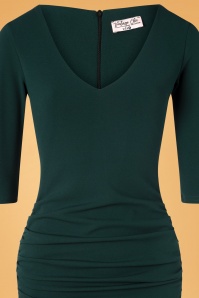 Vintage Chic for Topvintage - 50s Ilse Pencil Dress in Forest Green 2