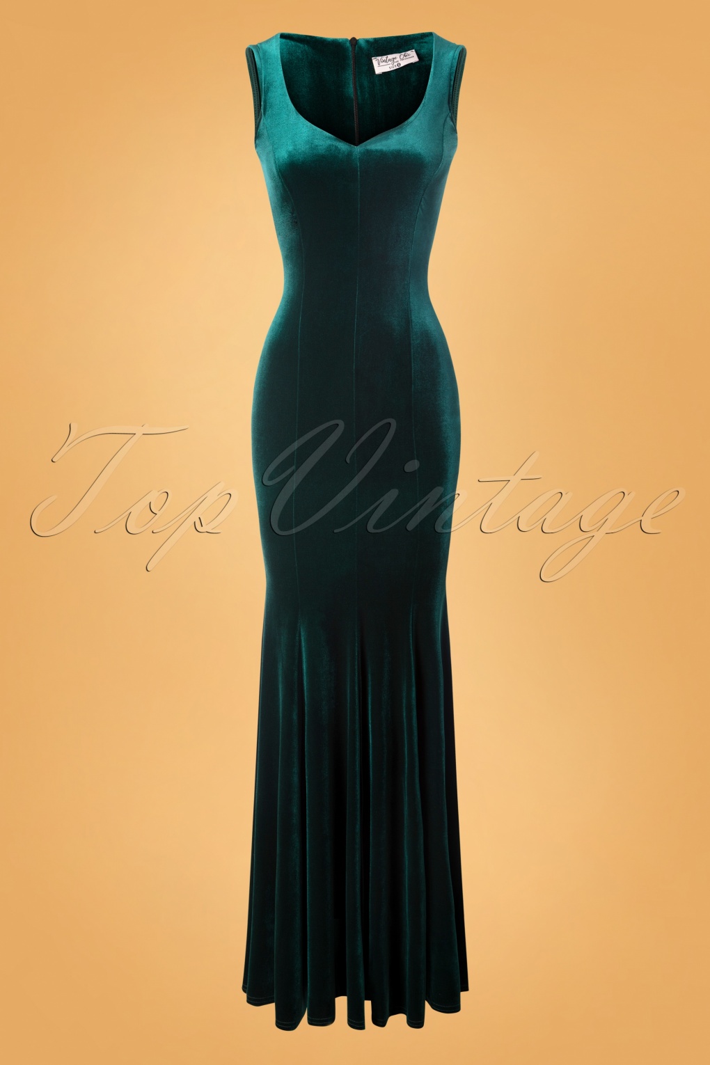 green velvet maxi dress