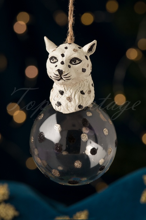 Sass & Belle - Leopard Head Bauble 