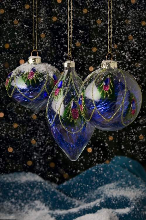 Sass & Belle - Peacock Feather Baubles  