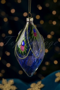 Sass & Belle - Peacock Feather Baubles   4