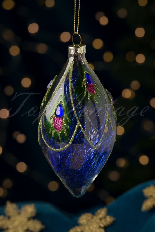 Sass & Belle - Peacock Feather Baubles   4