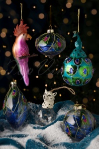 Sass & Belle - Peacock Feather Baubles   6