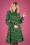 Blutsgeschwister - 60s Greta In Love Robe in Emerald Palace Green