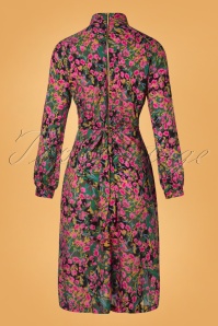 Closet London - Lynda Floral Dress Années 70 en Multi  4