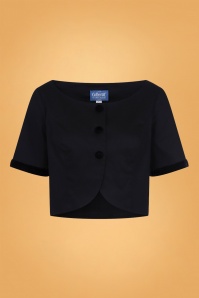 Collectif Clothing - 50s Dale Jacket in Black 2