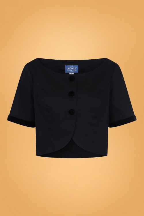 Collectif Clothing - Dale-jas in zwart 2