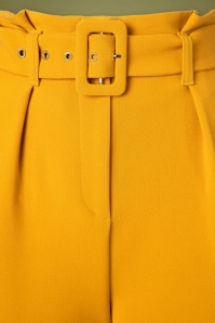 Closet London - 60s Dorris Trousers in Mustard Yellow 3
