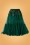 Vixen - Arly Petticoat Années 50 en Vert Foncé