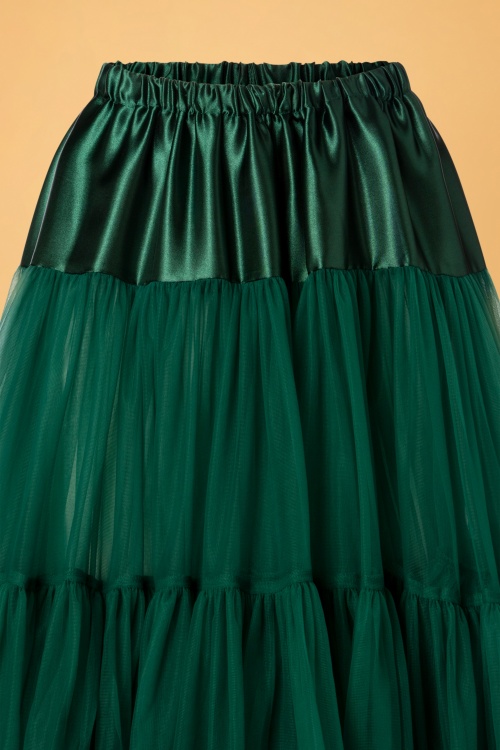 Vixen - 50s Arly Petticoat in Dark Green 2
