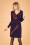 Lien & Giel - 60s Buenos Aires Embroidery Dress in Purple