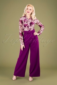 Vintage Chic for Topvintage - 50s Denysa Jumpsuit in Navy