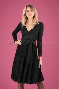  - 60s Blanchett Glitter Dress in Black