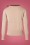 Pretty Vacant - Bow Neck Crew Sweater Années 50 en Rose Pâle 4