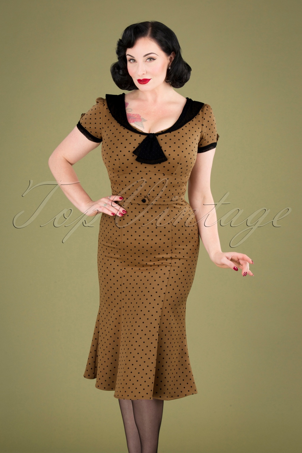 1940s pencil dress