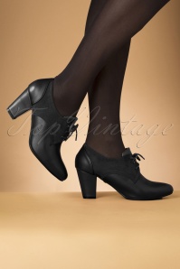 Lulu Hun - 40s Vera Shoe Booties in Black 3