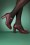La Veintinueve - Penelope Mary Jane Pumps Années60 en Rouge Duotone  4