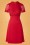 Vive Maria - Maria Lace Day Dress Années 60 en Rouge 2