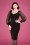 Vintage Chic for Topvintage - Felicity Pencil Dress Années 50 en Noir