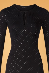 Vive Maria - 50s Glamour Love Pin Dot Dress in Black 3