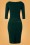 Vintage Chic for Topvintage - Laurel Pencil Dress Années 50 en Vert Sapin 4