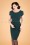 Vintage Chic for Topvintage - Bethany Pencil Dress Années 50 en Vert Sapin