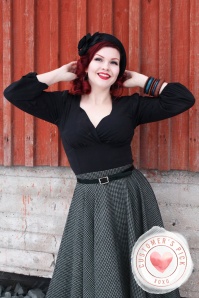 Collectif Clothing - 50s Tabitha Belt in Black