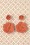 Louche - Bezer Earrings Années 70 en Orange