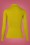 King Louie - 70s Rollneck Lurex Rib Top in Curry Yellow 2
