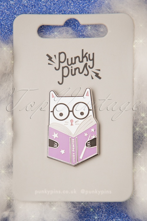 Punky Pins - Haarige Pawter Emaille-Pin 3