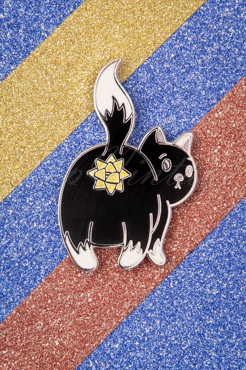 Punky Pins - Purr-sent emaille pin