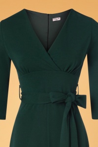 Vintage Chic for Topvintage - 50s Jillian Jumpsuit in Forest Green 3