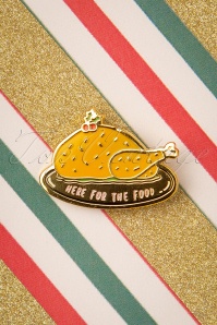 Punky Pins - Here For The Food Enamel Pin
