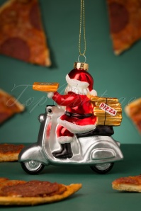 Sass & Belle - Pizza Delivery kerstbal 4