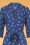 Collectif Clothing - Luisa Rose Bud maxi-jurk in blauw 3