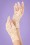 Juliette's Romance - 50s Lady Mary Capucine Cream Lace Gloves