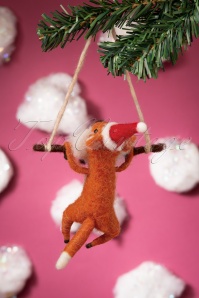 Sass & Belle - Christmas Fox Hanging Decoration 3