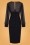 Collectif Clothing - 50s Arionna Pencil Dress in Black 4